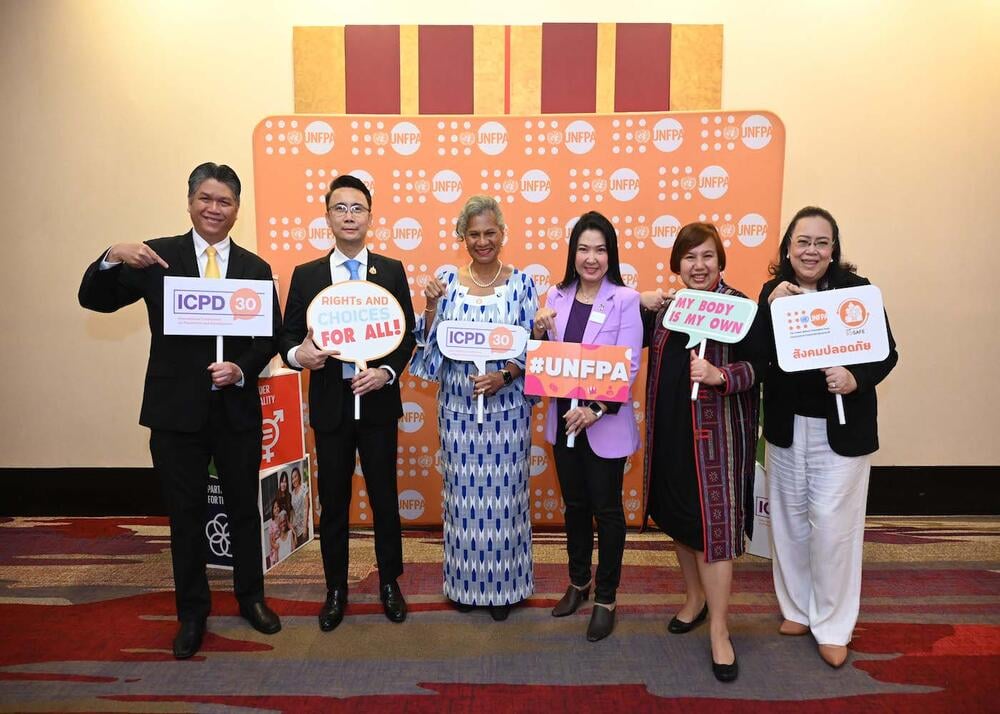 UNFPA launched Thailand’s ICPD30 Report:  Thailand’s Path to Sustainable Population and Development:  A 30-Year Progress Since ICPD, 