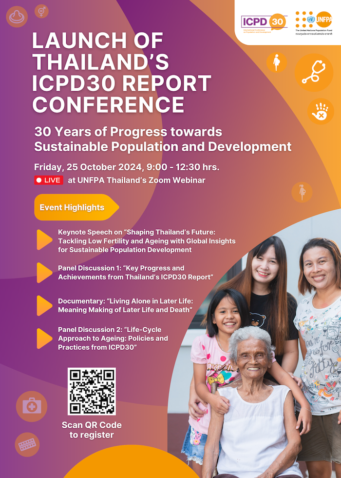 Launch of Thailand's ICPD30 report Conference