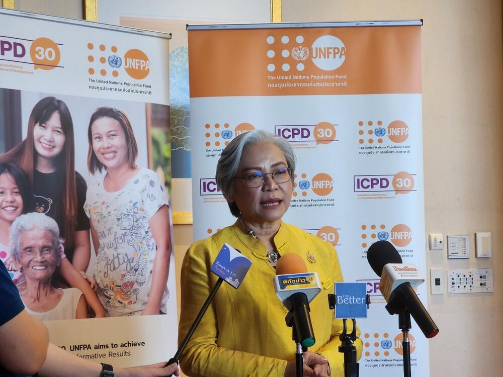 UNFPA launched Thailand’s ICPD30 Report:  Thailand’s Path to Sustainable Population and Development:  A 30-Year Progress Since ICPD, 