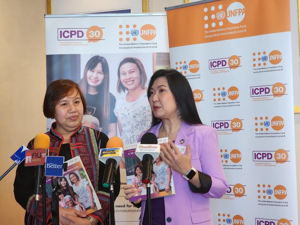 UNFPA launched Thailand’s ICPD30 Report:  Thailand’s Path to Sustainable Population and Development:  A 30-Year Progress Since ICPD, 