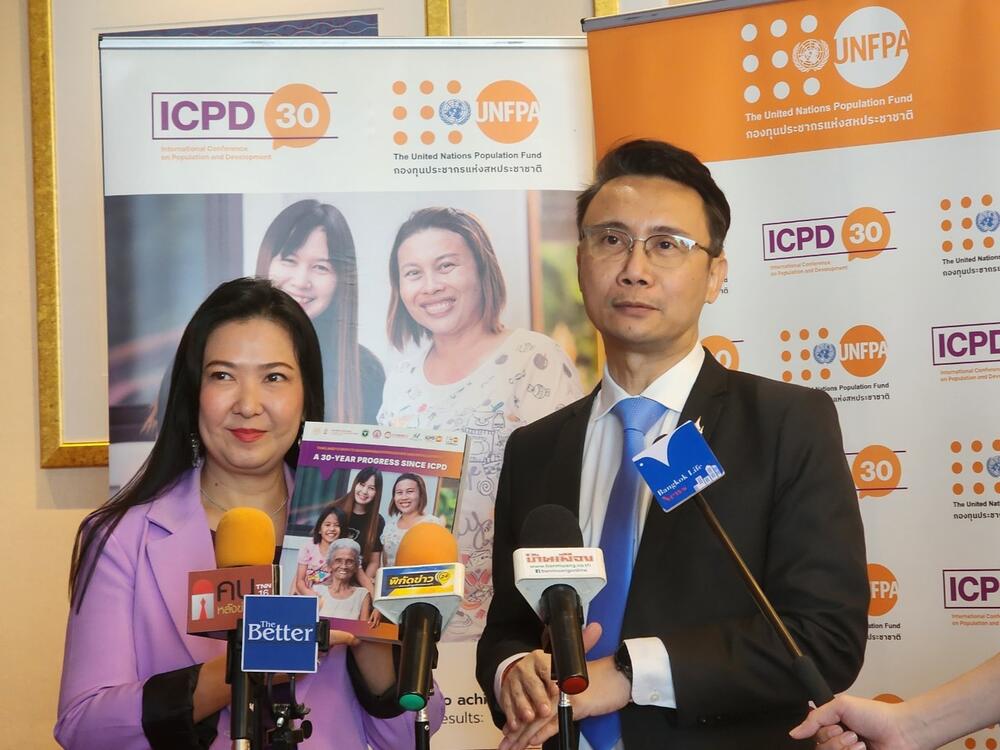 UNFPA launched Thailand’s ICPD30 Report:  Thailand’s Path to Sustainable Population and Development:  A 30-Year Progress Since ICPD, 