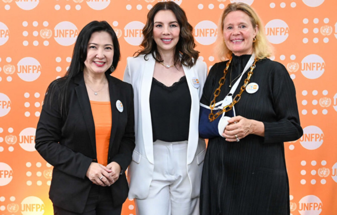 Christina Aguilar, Champion of UNFPA in Thailand