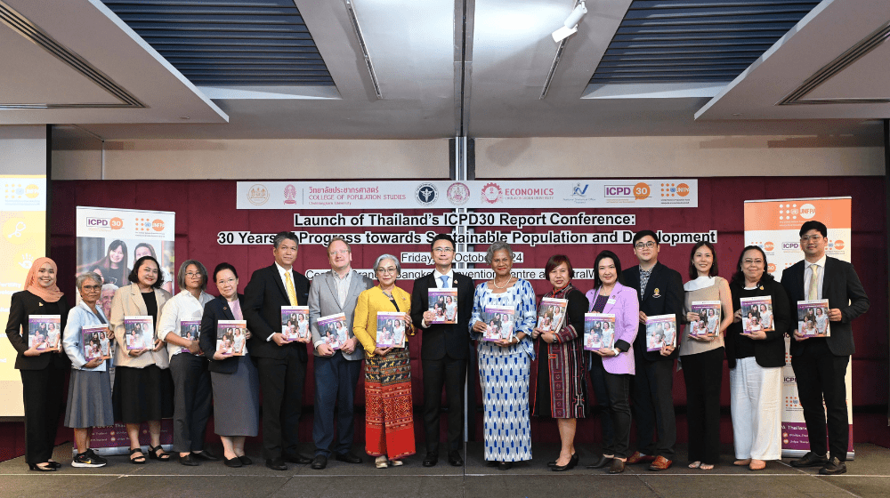 UNFPA launched Thailand’s ICPD30 Report:  Thailand’s Path to Sustainable Population and Development:  A 30-Year Progress Since ICPD,  joining forces with partners to move Thailand towards Sustainability.