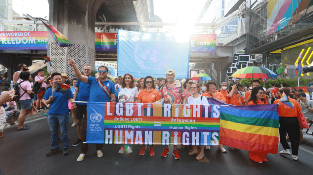UN Country Team in Thailand in the Pride Parade