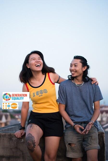 I am Generation Equality: Working together to achieve a gender-equal world (Photo credit: UNFPA/ Chalit Saphaphak)