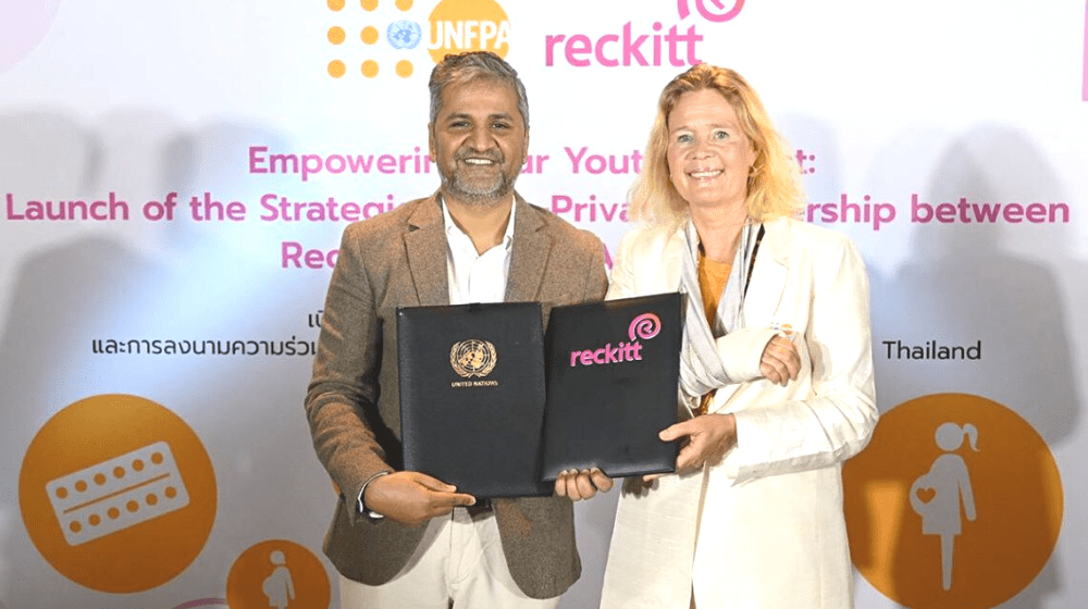 UNFPA and Reckitt launch ‘Empowering Our Youth Project’ to mark the Strategic Partnership in Thailand