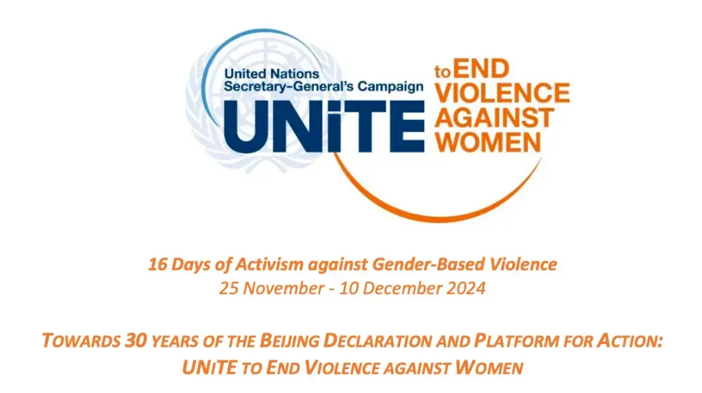 TOWARDS 30 YEARS OF THE BEING DECLARATION AND PLATFORM FOR ACTION: UNITE TO END VIOLENCE AGAINST WOMEN