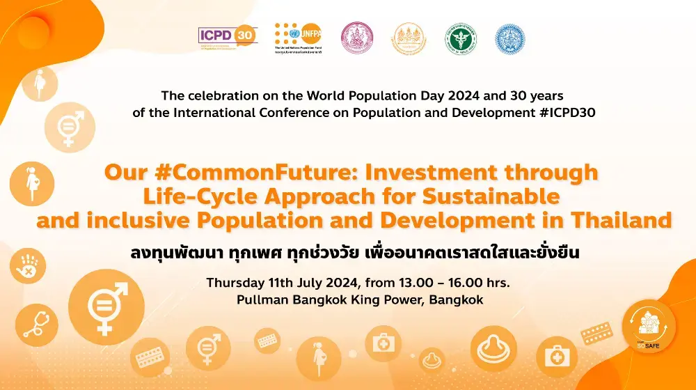 The celebration on the World Population Day 2024 and 30 years of the International Conference on Population and Development #ICPD30