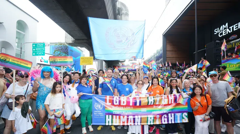 UNFPA Thailand joins the Bangkok Pride Festival 2024 to commemorate "Pride Month" and promote "ICPD30." It pledges to work toward equal rights and gender equality for people of all groups, genders and ages.